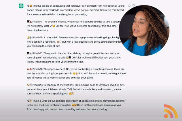 use chatgpt to pull out reusable quotes from your episode transcript